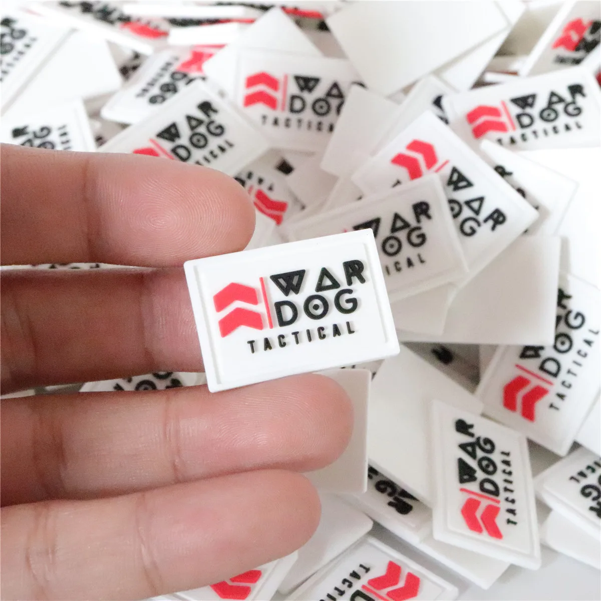 

Custom name soft PVC 3D embossed silicone rubber logo label patches for clothing Manufacture garment shirt handbag shoe hat caps