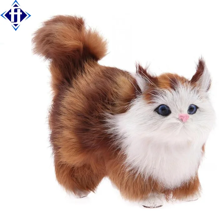 lifelike cat plush