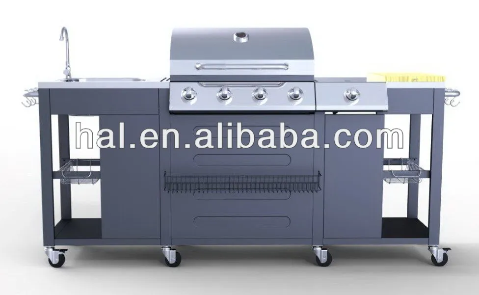 Outdoor Gas Grill With Oven With Top Quality And Unique Design Buy Gas Grill,Lpg Bbq,Outdoor