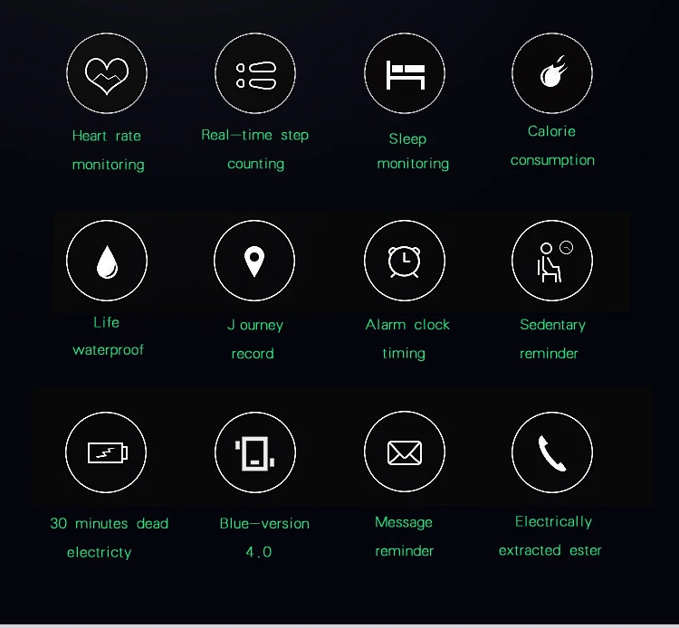 2019 New Inventions Heart Rate Monitor Blood Pressure Smart Bracelet B6 manufacturer