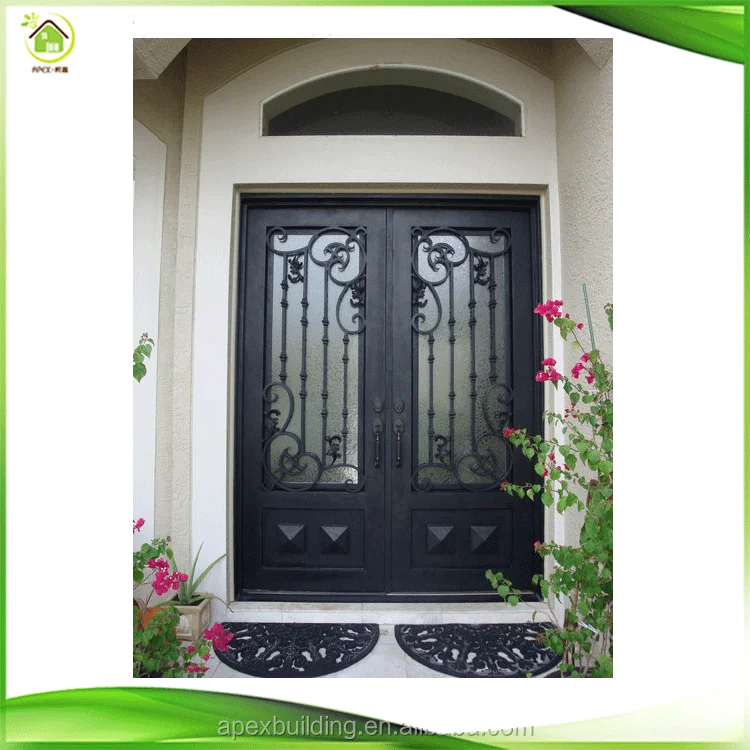 American Lowes Wrought Iron Front Patio Double Doors Buy Wrought Iron