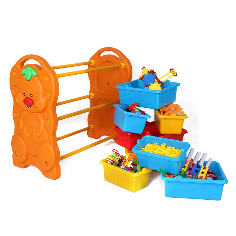 Good Kindergarten Daycare Baby Toy Kids Frame Shelf Plastic Furniture