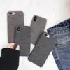 2018 newest case simple fashion pure plush knitting design pc for iphone x case pc for iphone 7 case
