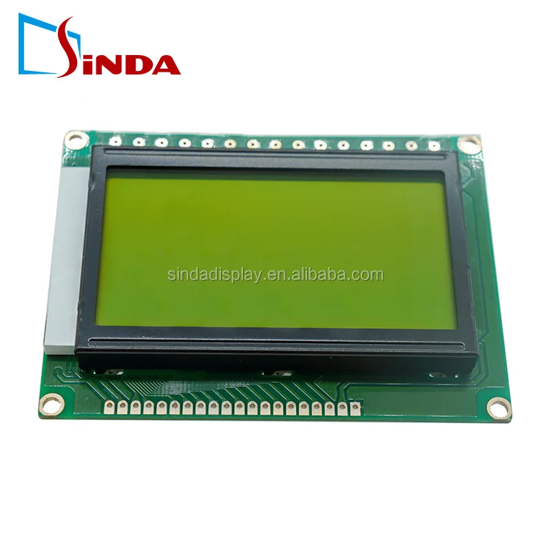 128 * 64 Cob Monochrome Graphics Stn Lcd 12864 Lcm Cheap Lcd Display