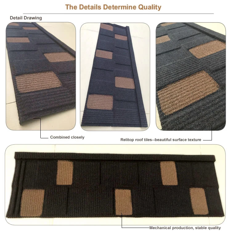 Relitop Lightweight Villa Roofing Material Stone Coated Metal Roof