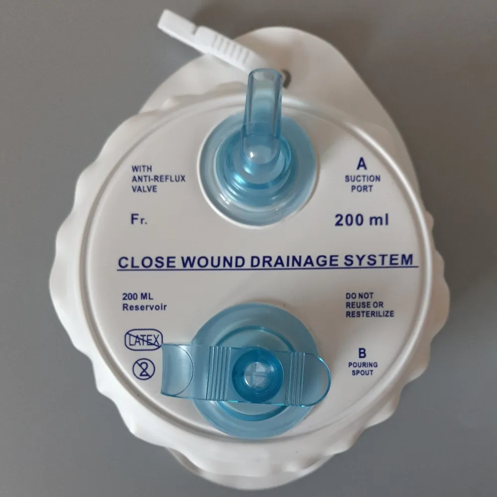 Disposable 200cc/400cc/600cc/800cc Closed Wound Drainage Reservoir