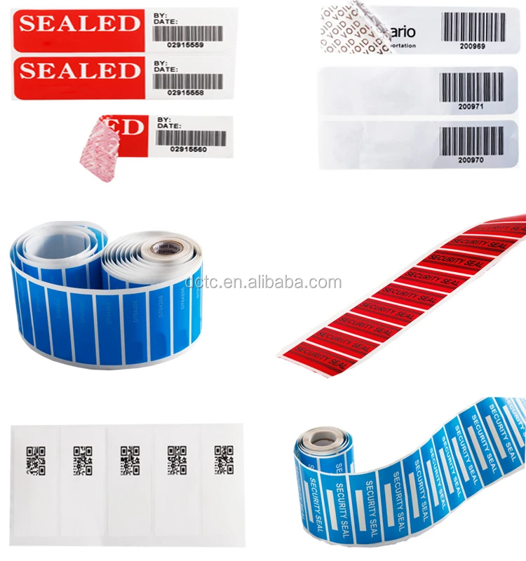 Hot Sale Tamper Proof Stickers Material Tld-3 Silver Void ...
