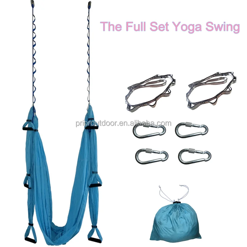 

Professional Supplier for Trapeze Yoga Swing Aerial Yoga Hammock/Sling/Inversion Tool with Hardware & 2 Daisy Chains