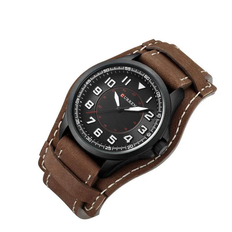 

Most Popular CURREN Brand 8279 Mens Sport Vintage Wristwatch Leather StrapMilitary Analog Custom Logo Japan Movt Quartz Watch