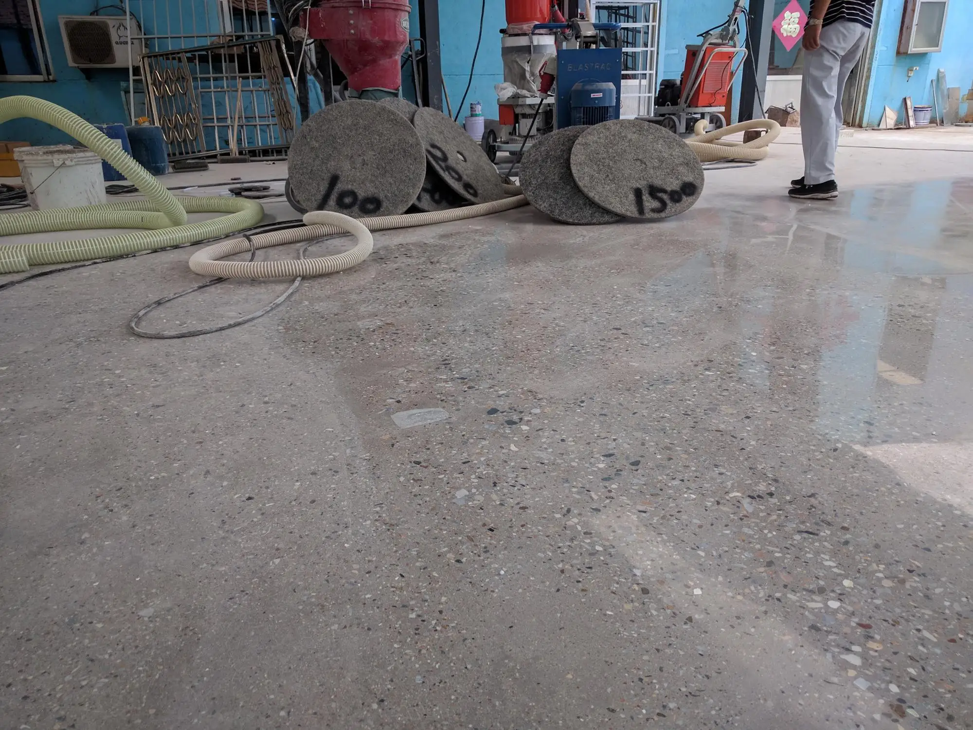 Phoenix 17 Inch Diamond Impregnated Floor Polishing/burnishing Pad For