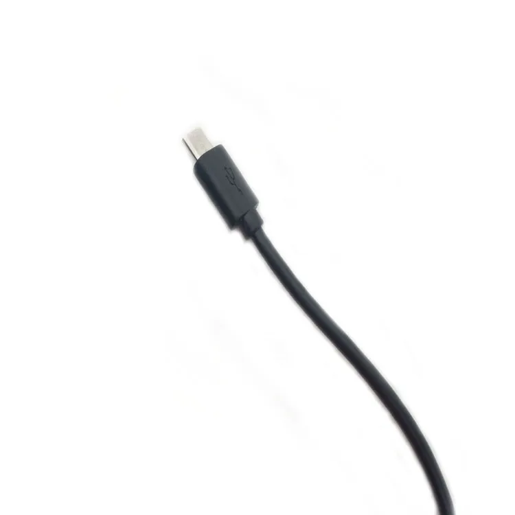 1m black PVC material usb 2.0 micro charger data cable - ANKUX.COM