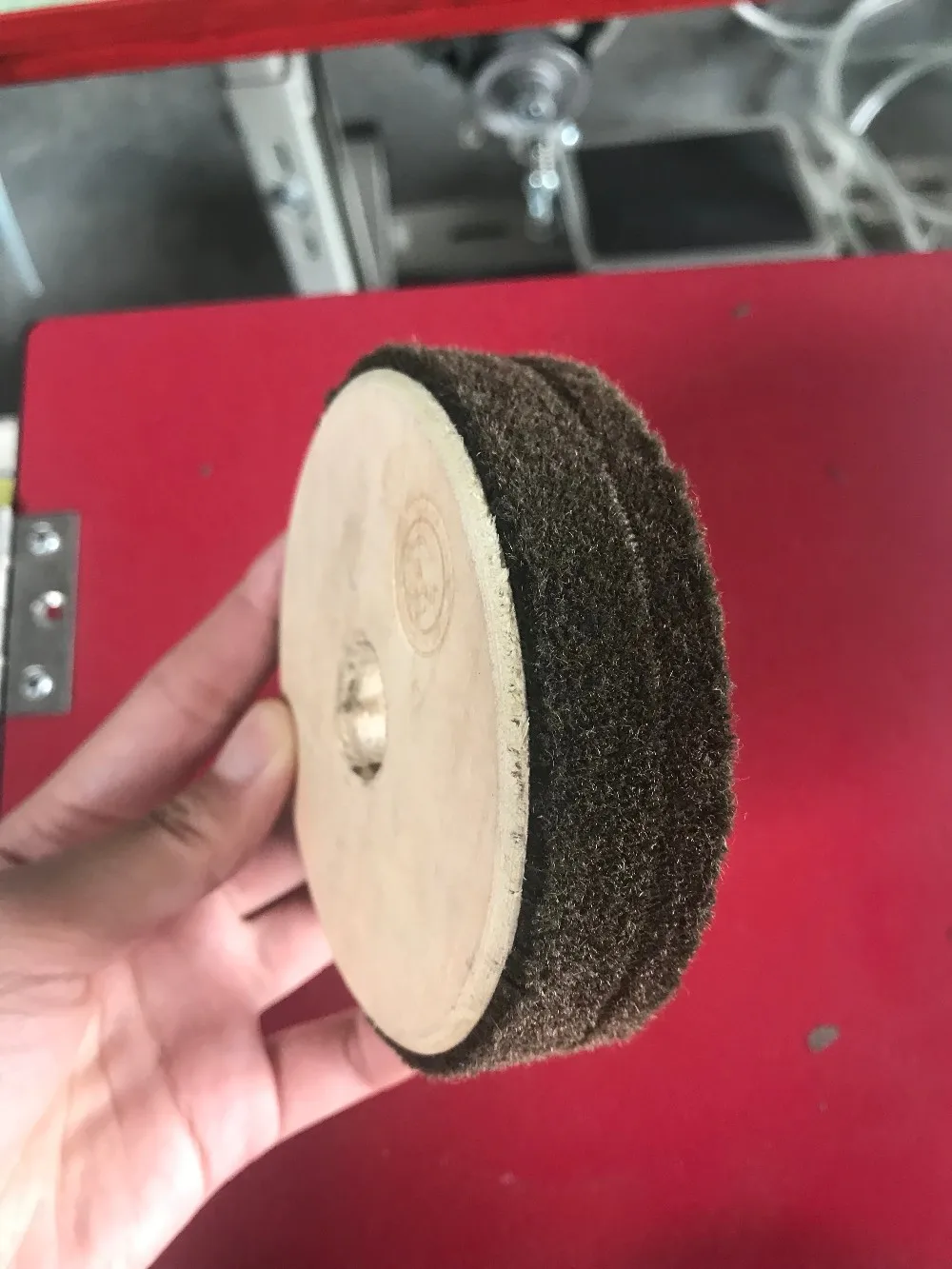 Double Wheeled Leather Belt Edge Grinding Polishing Machine Buy