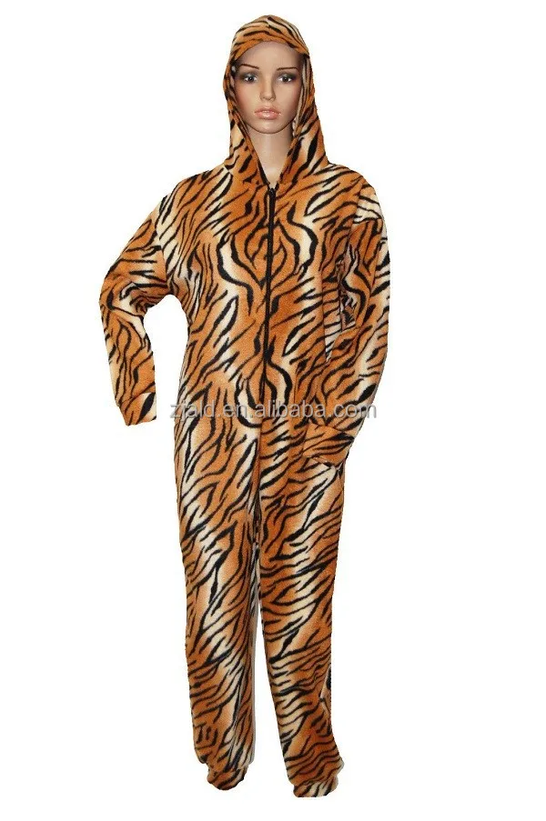 tiger print jumpsuit