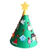 Holiday party interior decoration Christmas supplies non-woven three-dimensional Christmas tree booth window