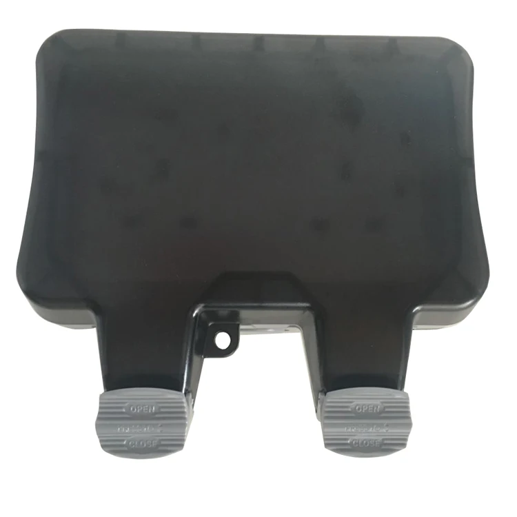 
IP66 13A 3000W UK standard Double Outdoor waterproof socket 