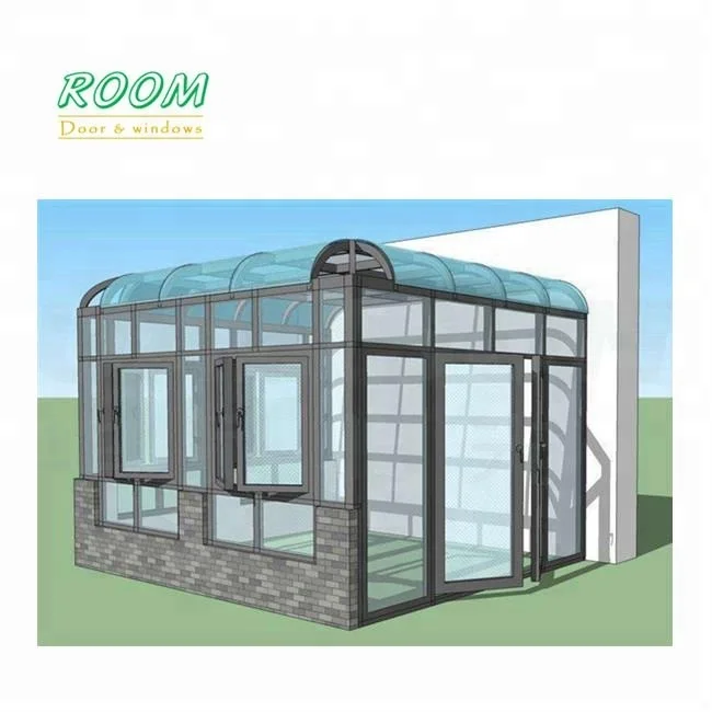 Солнце номер комплект панелей крыши для цены продажи сборные алюминиевая рама многослойное стекло домов