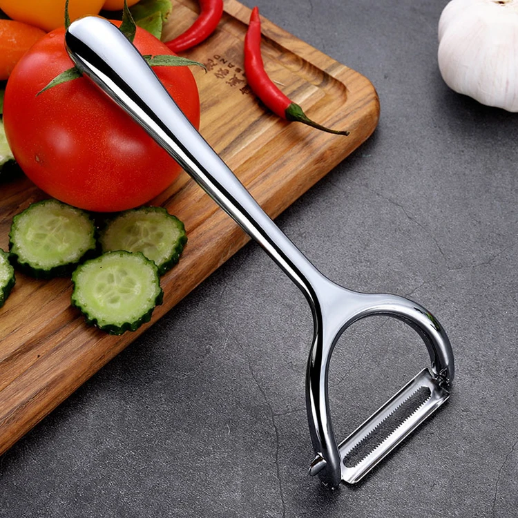 

Y Shaped Ultra Sharp Zinc Alloy Stainless Steel Vegetable Potato Peeler For Fruit