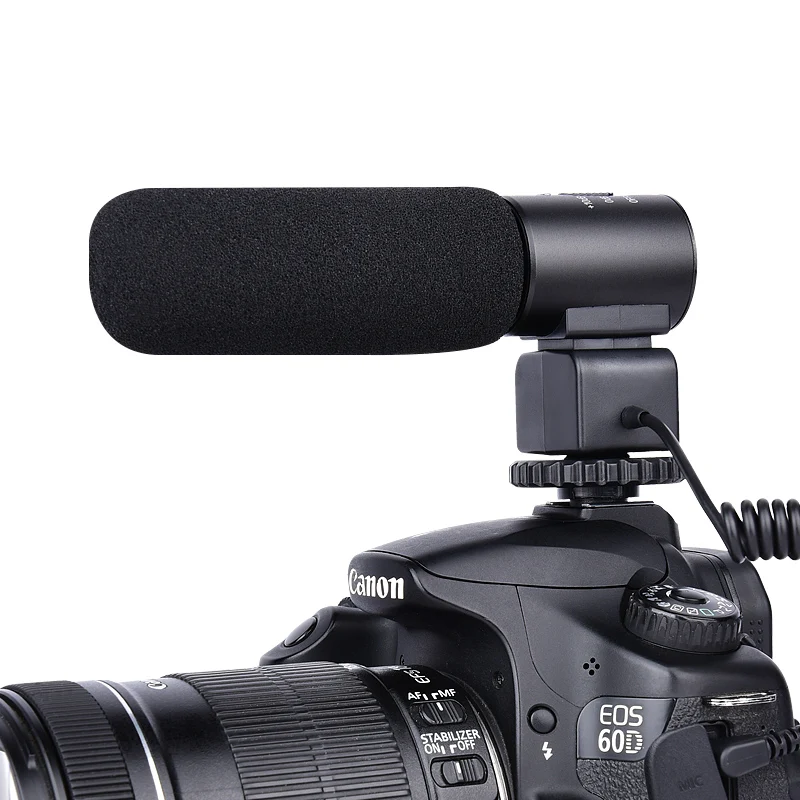 Yelangu Aluminum Alloy Video Dslr  Camera Microphone For Canon Dslr Camera