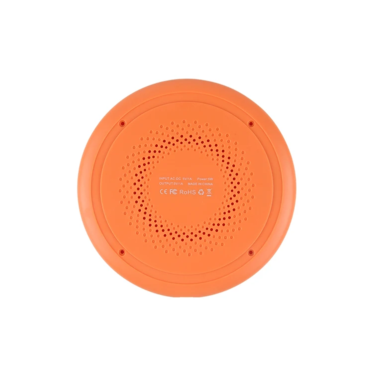 Pvc Custom Orange Shape Mobile Phone Fast Wireless Charger Buy Mobile