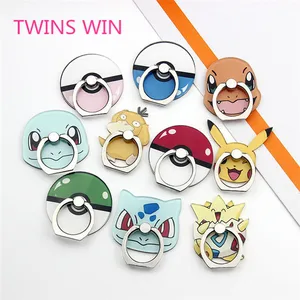 2019 wholesale custom New Mini phone decoration accessories Creative Lovely Design Girl cartoon phone ring stent stand 050