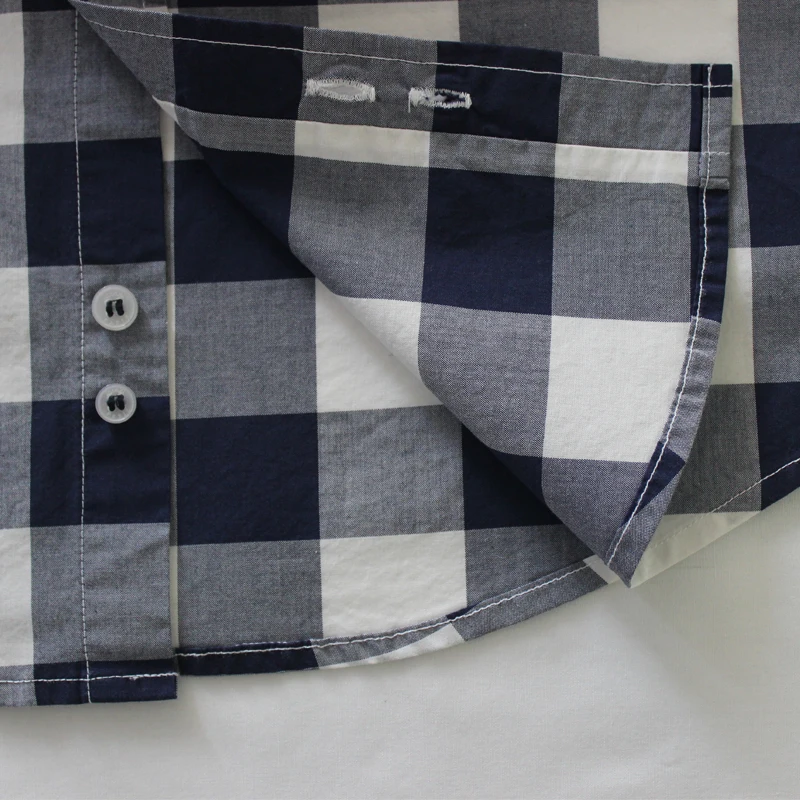 
Direct factory supply regular fit plaid kids shirt 