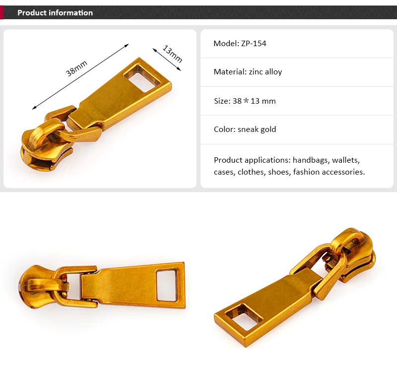 Zipper Puller And Slider