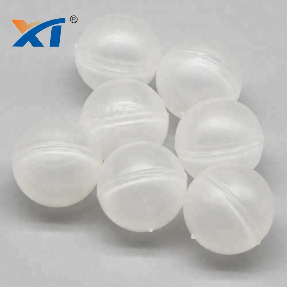 Clear Plastic Polyhedral Hollow Ball Water Separator