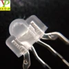 3mm 5mm 4pins Common Anode round hat full color dip rgb led diode for decorations light