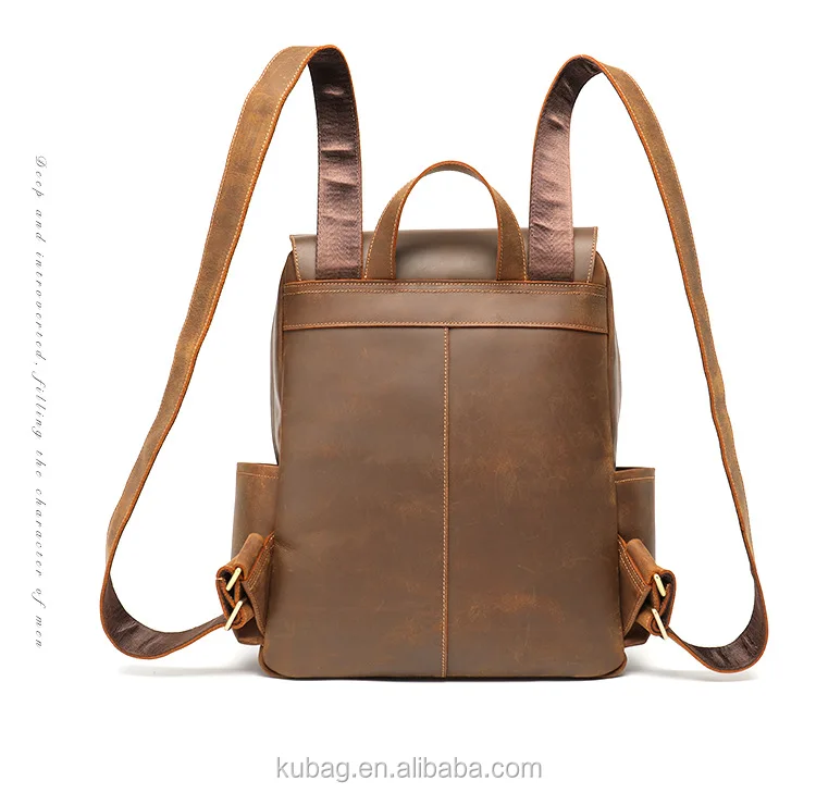 leather backpack bag for men 