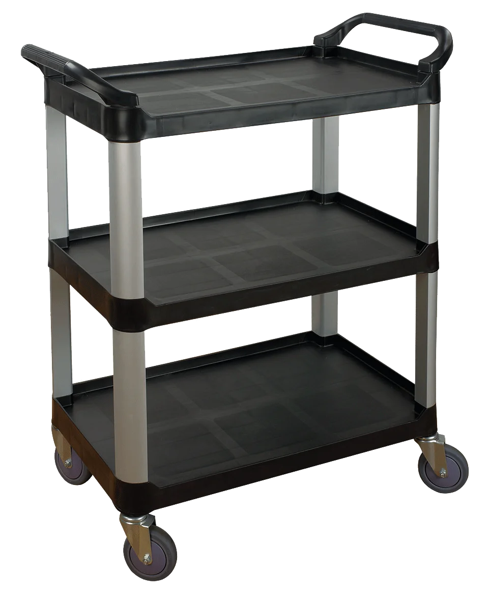 

Commercial 3 layer UTILITY restaurant wine trolley mobile food delivery service cart