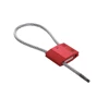 High security 5mm wire diameter container trailer cargo safety protection aluminium cable seal with bar code and numbering