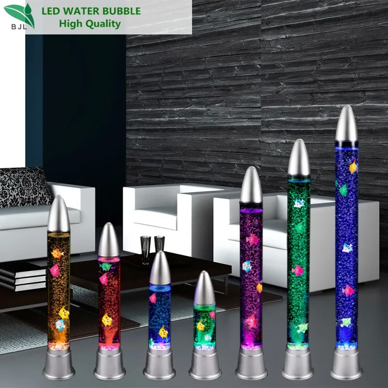 Price Cheap Rocket Shape Toy Fish Decor Aquarium Led Water Dancing Tube