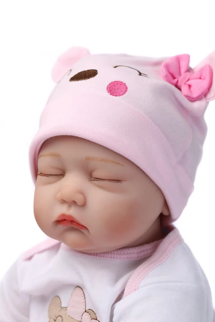 npk 18inch 43cm soft silicone doll reborn dolls lifelike real