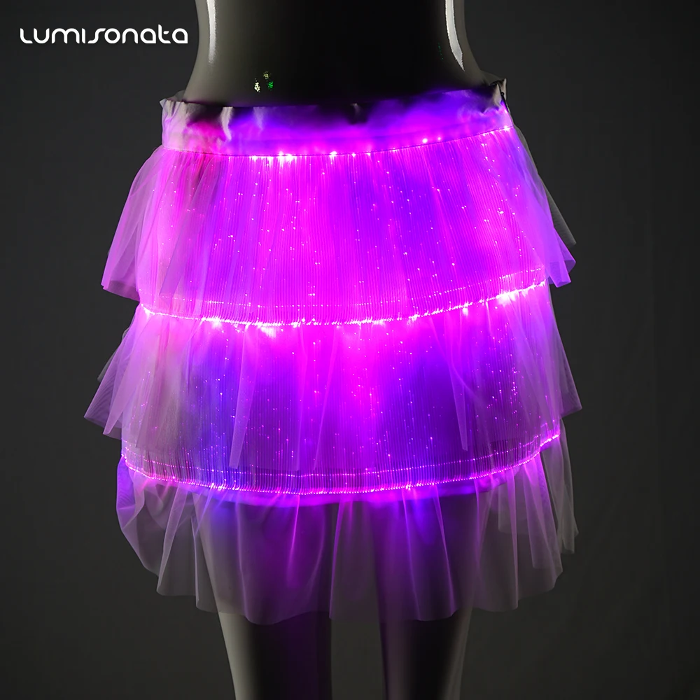 Fiber Optic Light-Up Tutu Petticoat