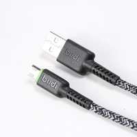 

High-speed charging 2m Data Sync Mobile Phone Charger USB Charging Cable With Metal shell from budi factory