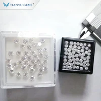 

Tianyu gems 3.6 TO 3.9 mm DEF color SI purity Well Polished Round Diamond Cut HPHT Lab Grown CVD Diamond