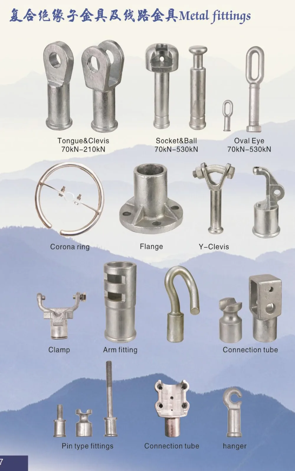 Cast Y Ball Clevis/electric Power Link Fitting/138kv Suspension ...