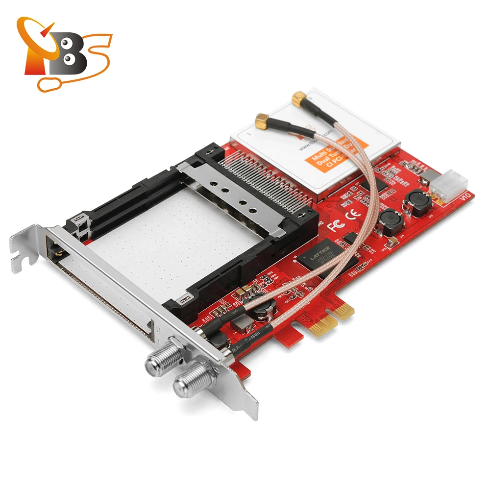 
TBS6590 Digital Satellite External TV Tuner CI Module HD Receiver for Watching FTA and Encrypted Pay TV Channels 