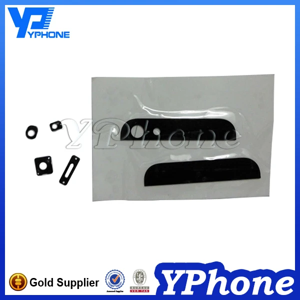 Wholesaler Price for iphone 5 up and down glass len black and white color