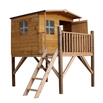 tower wooden playhouse