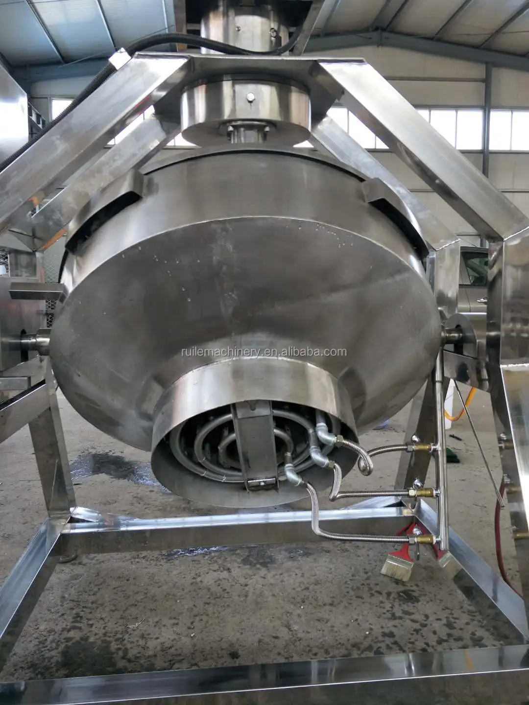 500 Liter Tiltiable Steam Jam Jacketed Cooking Kettle With Stirring Arm