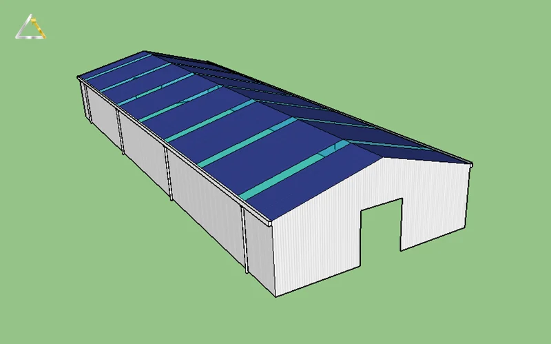 Customized Prefabricated Industrial Shed Designs For Godown