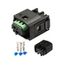 Tyco/Amp 3 pin female auto connector for Volkswagen Audih 1-967640-1 Accelerator Pedal Socket housing 2-967642-1