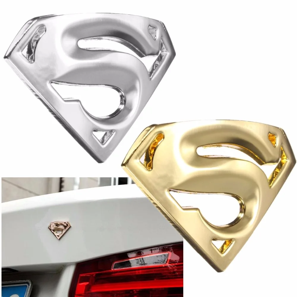 
ABS chrome stickers, Superman car decoration sticker, Superman emblem 