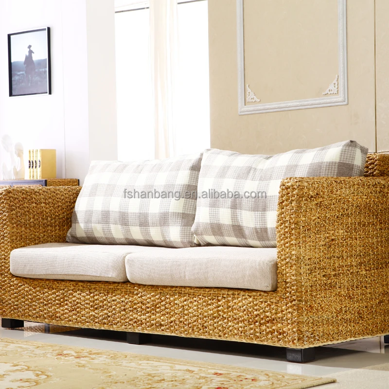 Terraza Acristalada interior Natural Ratán Mimbre Muebles de Jardín de