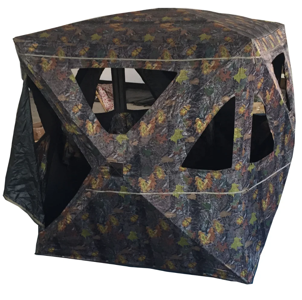 

On sale 2-3 Person Camouflage Hunting Blind Ground Deer Archery Outhouse Camo Hunting Shooting Bowhunting Tent