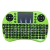 Mini Bluetooth keyboard hebrew with touchpad mouse for Smart TV, Mobile, Tablet PC