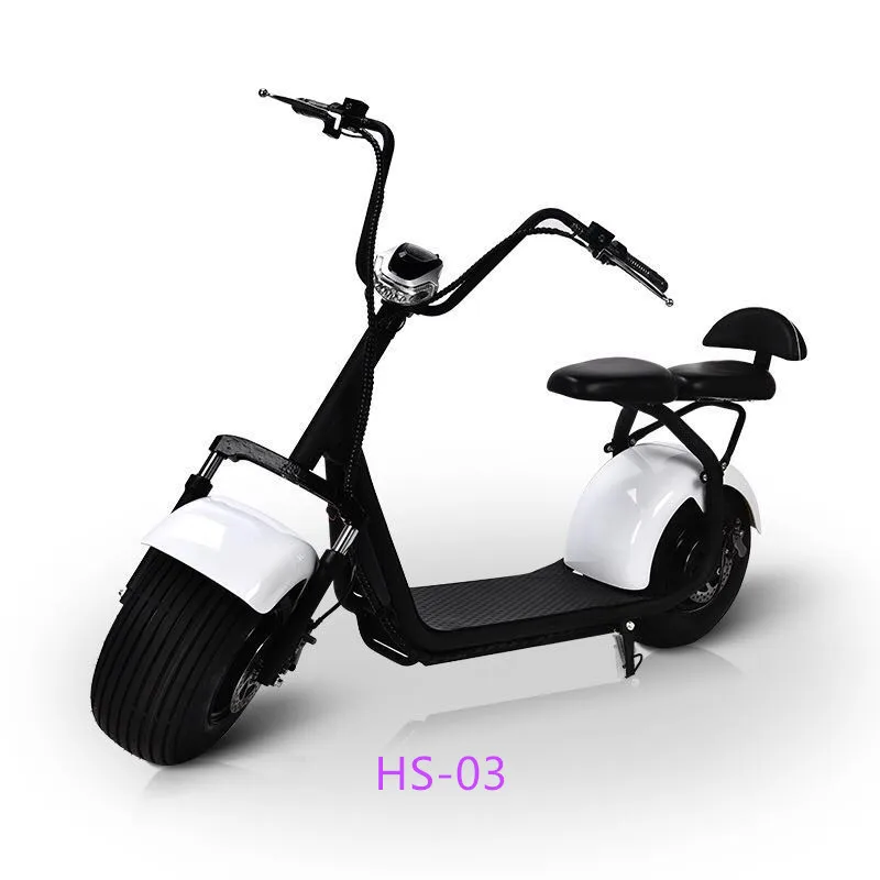 Citycoco 2000w i Bike Electric Scooter Yellow