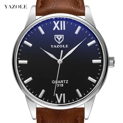 

2019 Yazole Watch Simple Hook Needle Business Watch Roman Scale Male Soft Leather Watch Men's Quartz Watches Relogio Masculino, N/a