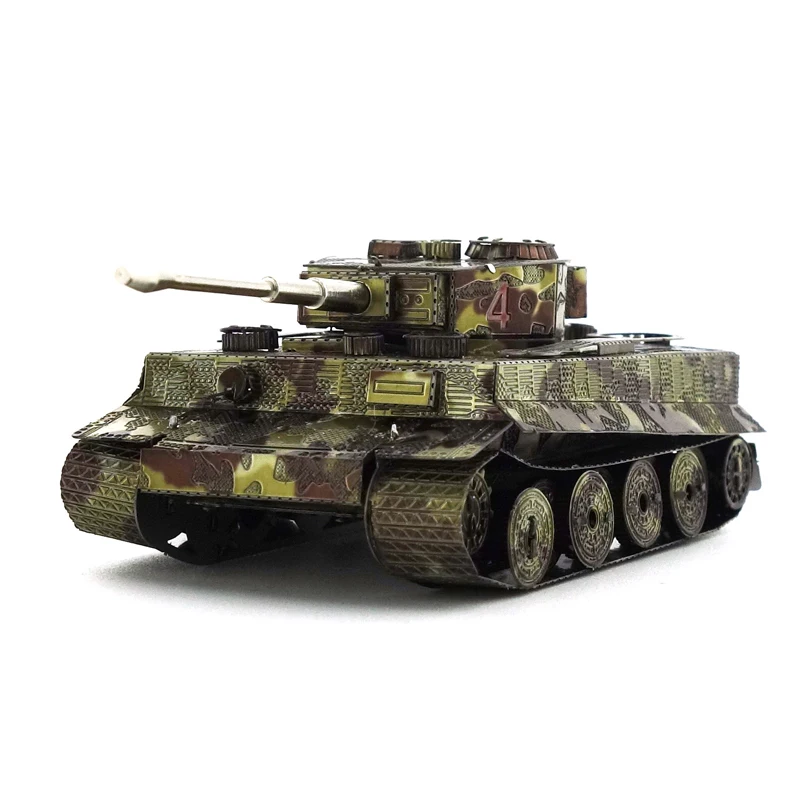 

3D metal Jigsaw Tiger Tank DIY Military Equipment Model, Colours